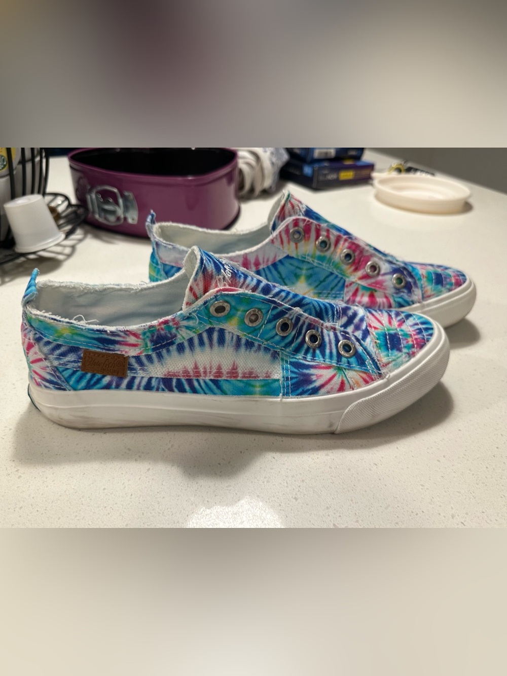 Tie-Dye Slip-On Sneakers Blowfish 9
